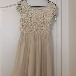 Lace and tulle dress